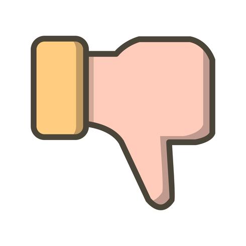 Dislike Vector Icon