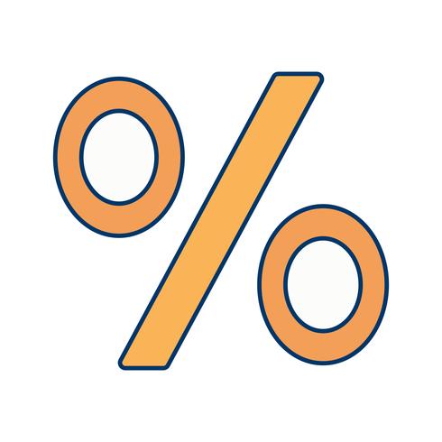 Percentage Vector Icon