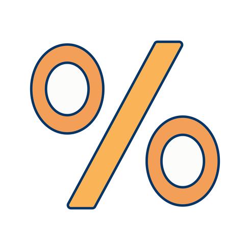 Percentage Vector Icon