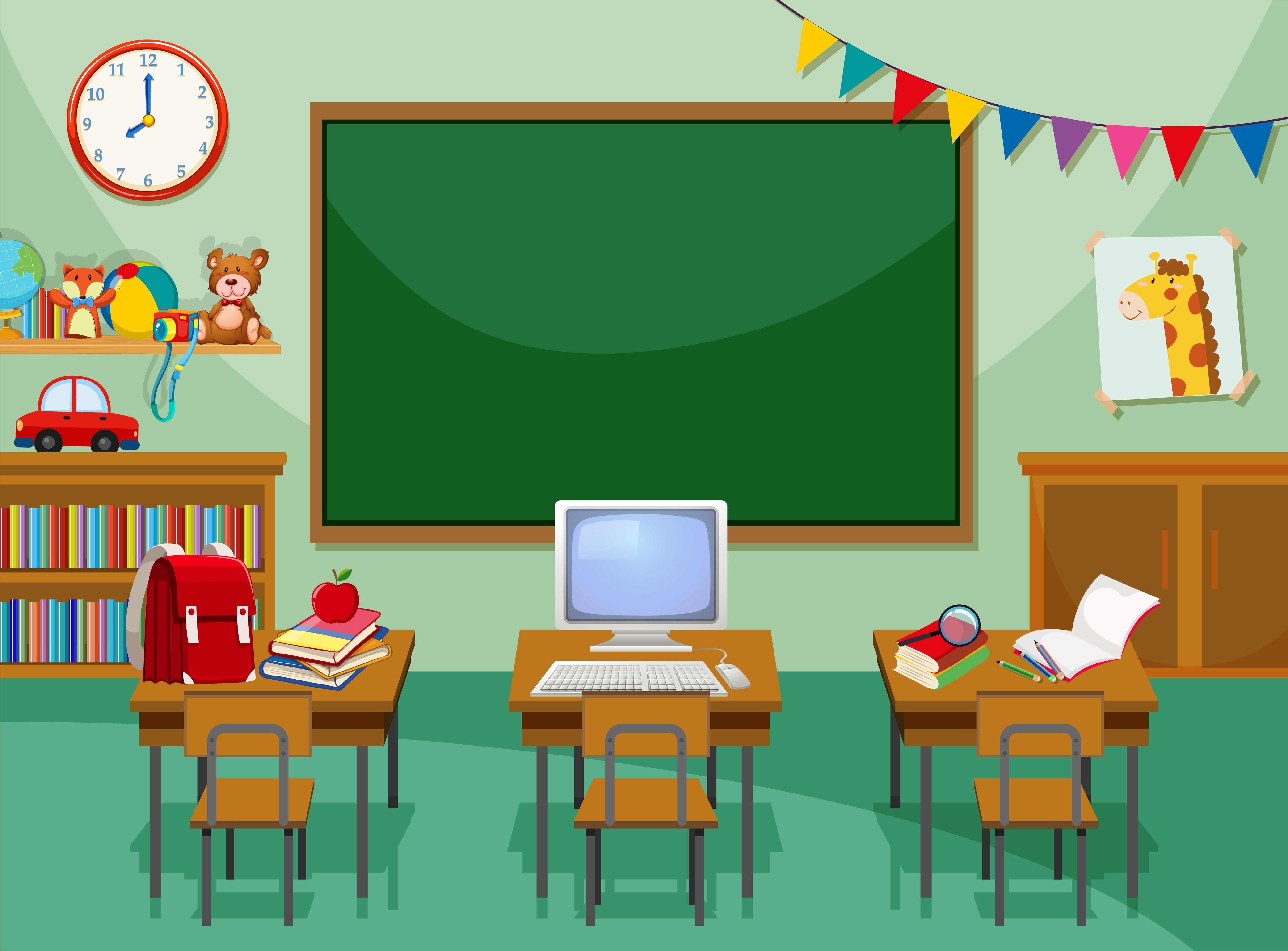 Classroom Clipart : Classroom Clipart Vector Images Over 1 000 / Edit