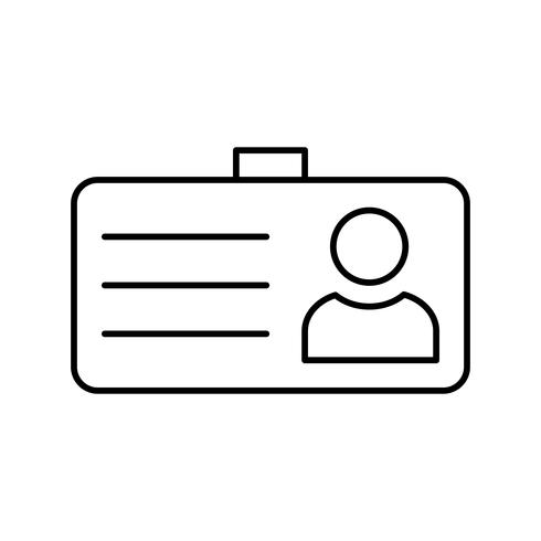 Student Card Vector Icon