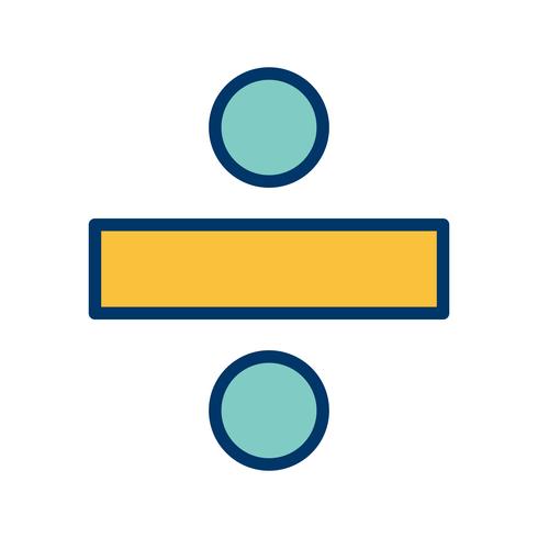 Divide Vector Icon