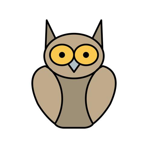 Graduate Owl Vector Icon