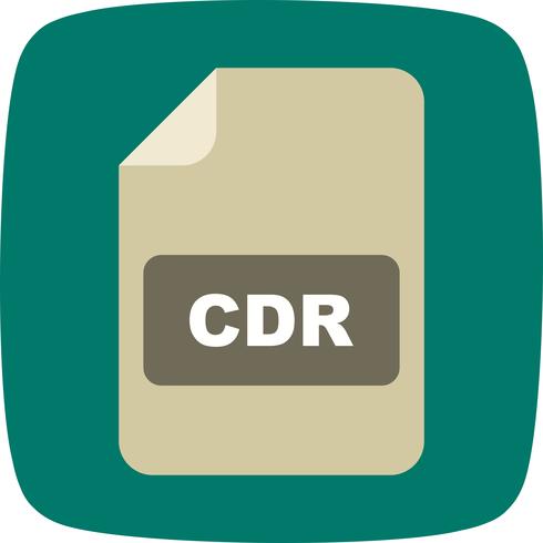 icono de vector cdr