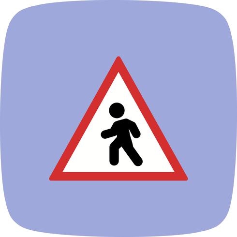 Vector Pedestrian crossing Icon