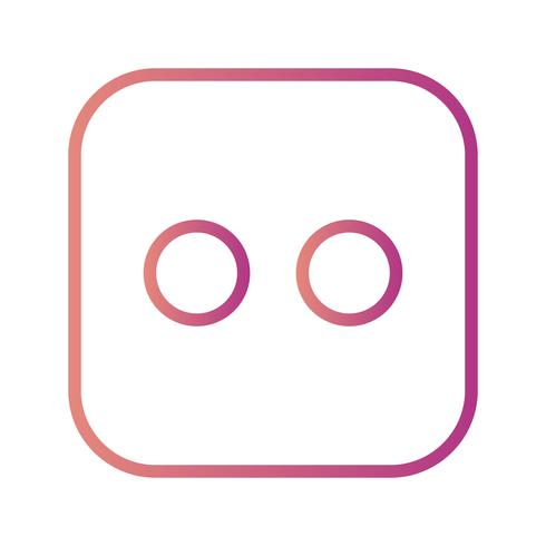 Dice Two Vector Icon