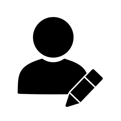 Edit Profile Vector Icon
