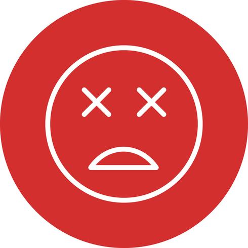 Dead Emoji Vector Icon