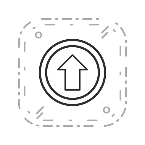 Vector Go straight ahead Icon