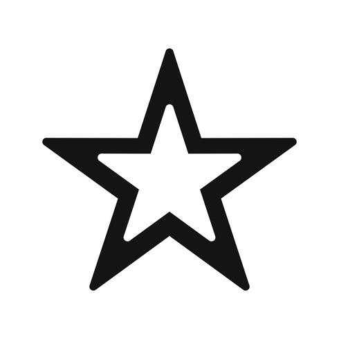 Icono de vector estrella