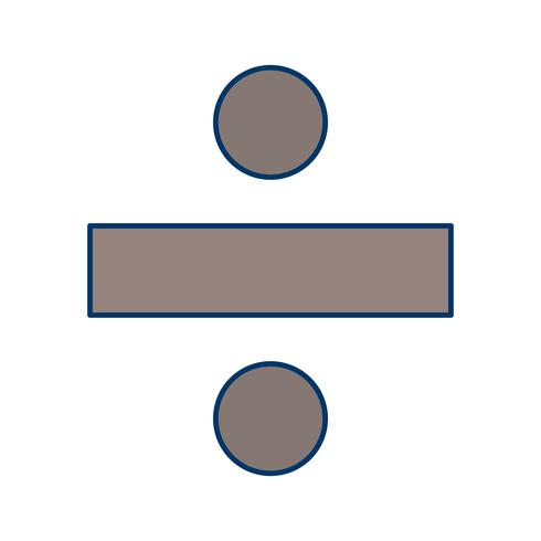 Divide Vector Icon