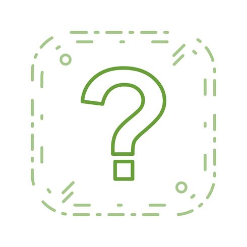 Question Mark Vector Icon