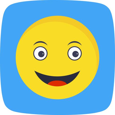 feliz emoji vector icon