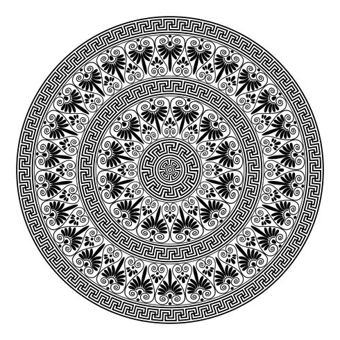 Monochromatic ethnic seamless textures. vector
