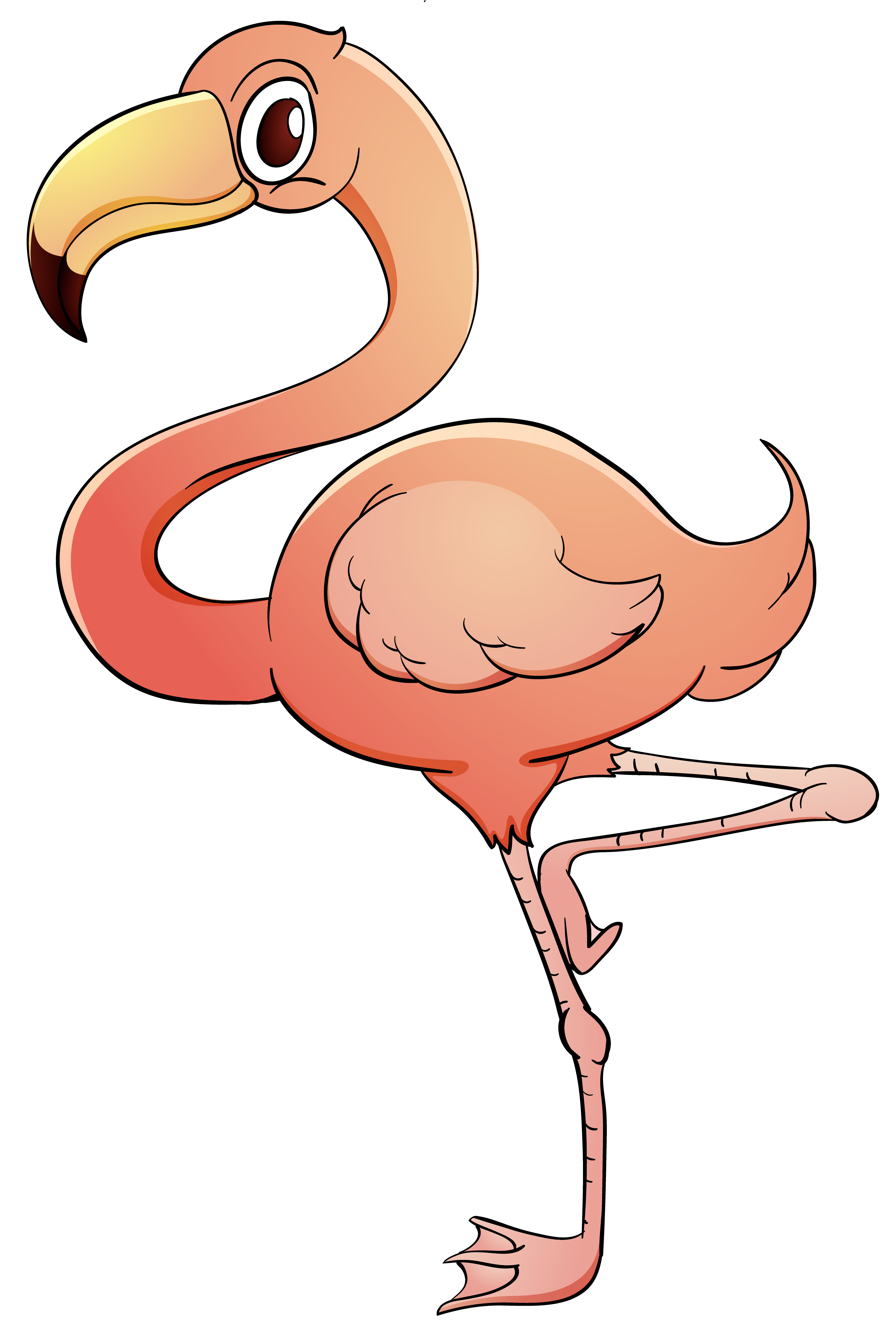 vector flamingo svg