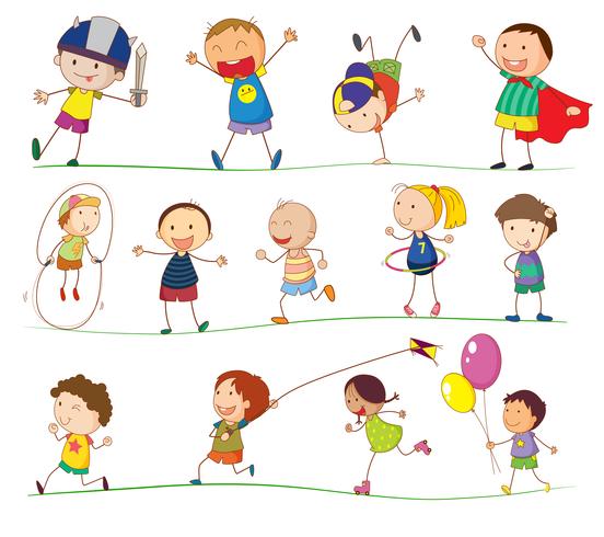 Simple kids vector