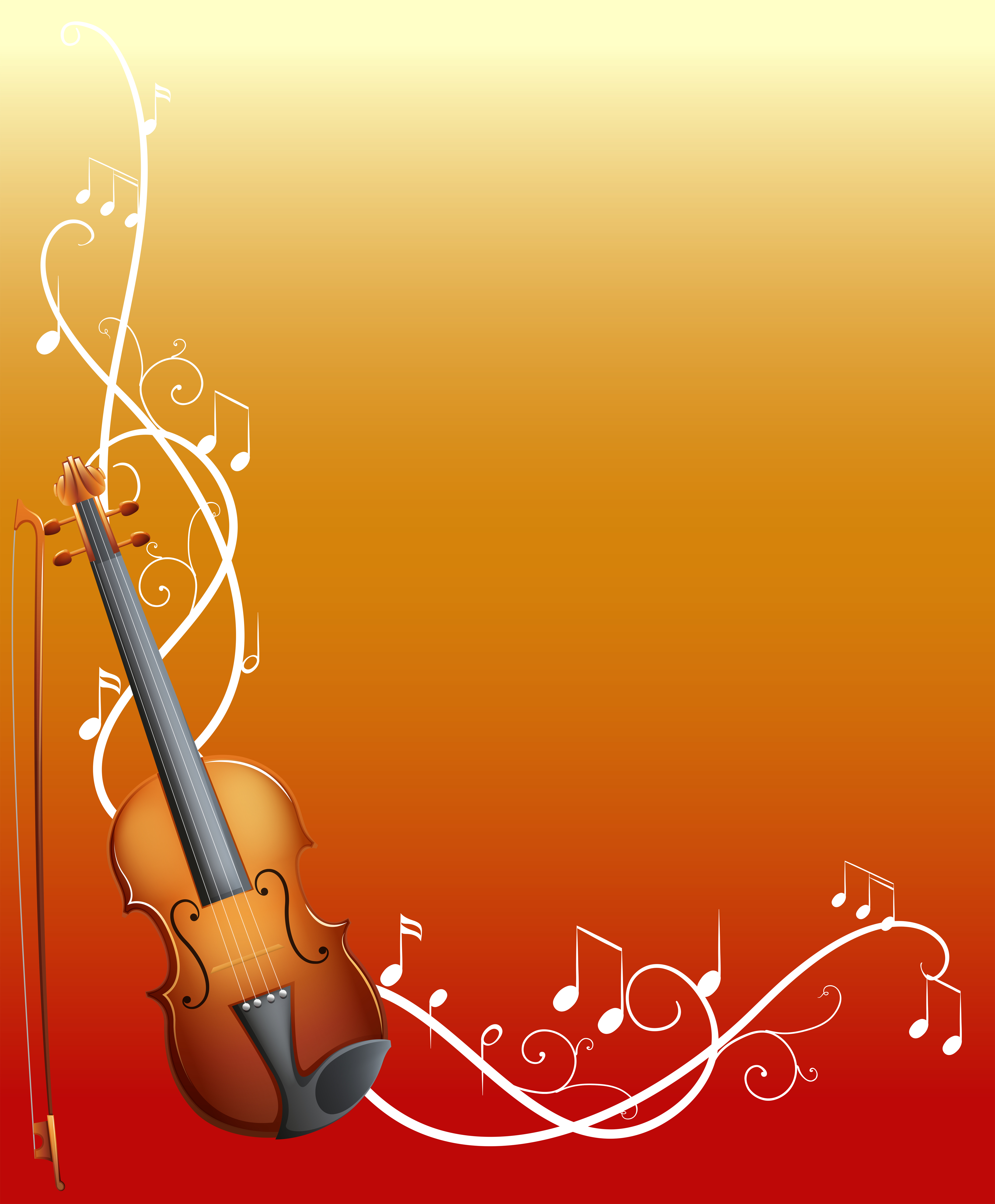 Background design with violin and music notes 367806 Vector Art at Vecteezy