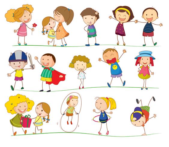 Simple kids vector