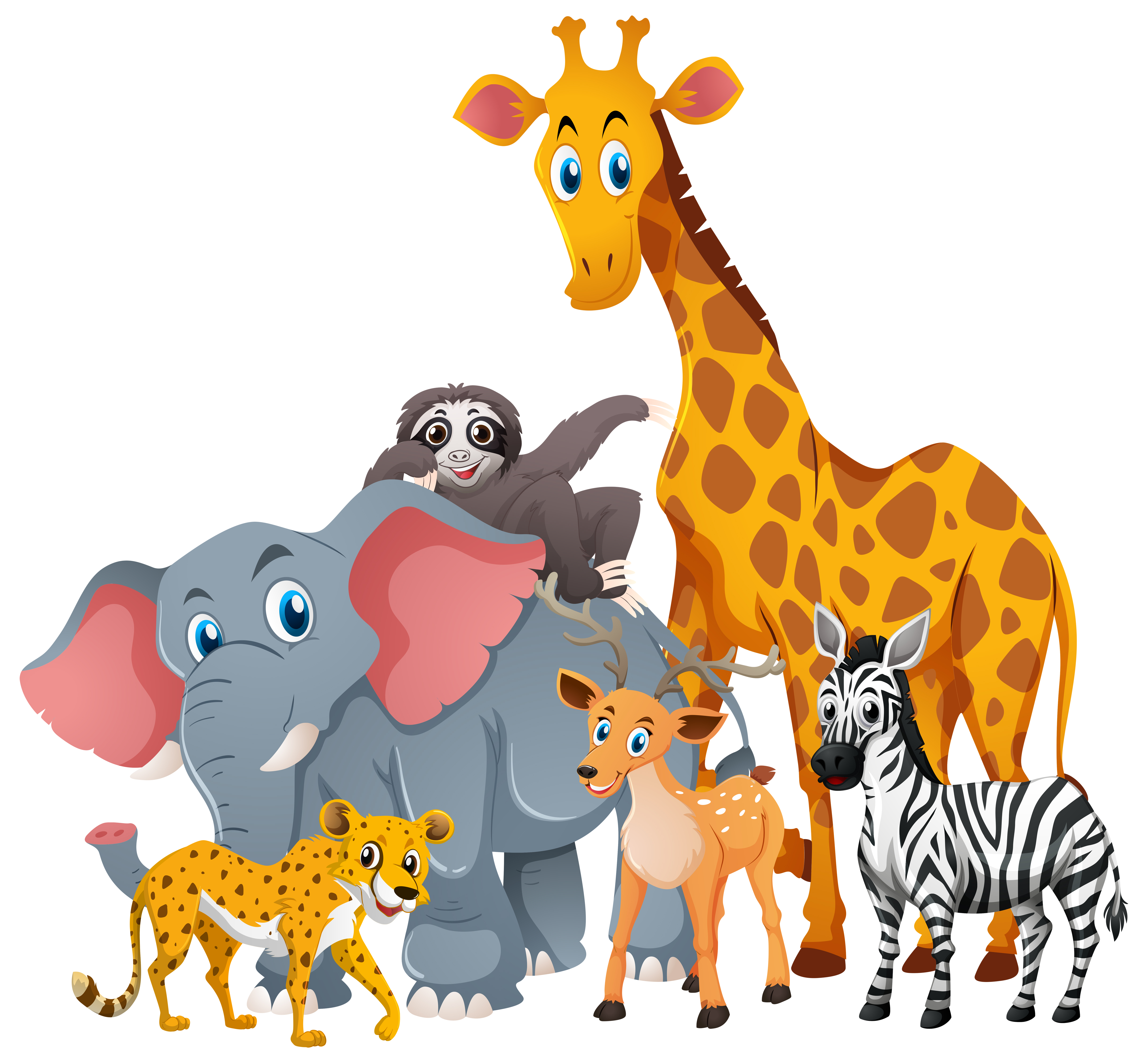 Trio Animals Clipart In 2022 Animal Clipart Clip Art Cute Clipart