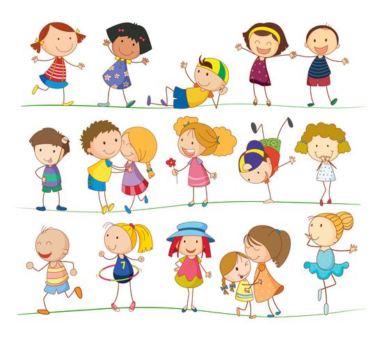 simple kids vector