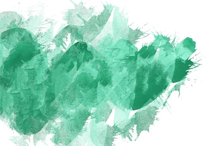 Fondo pintado a mano colorido de la acuarela. Pinceladas de acuarela verde. Textura y fondo abstractos de la acuarela para el diseño. Fondo de acuarela sobre papel con textura. vector