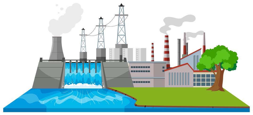 Digital asset management by the factories vector