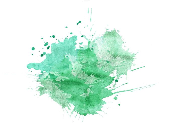 Colorful hand painted watercolor background. Green  watercolor brush strokes. Abstract watercolor texture and background for design. Watercolor background on textured paper. vector