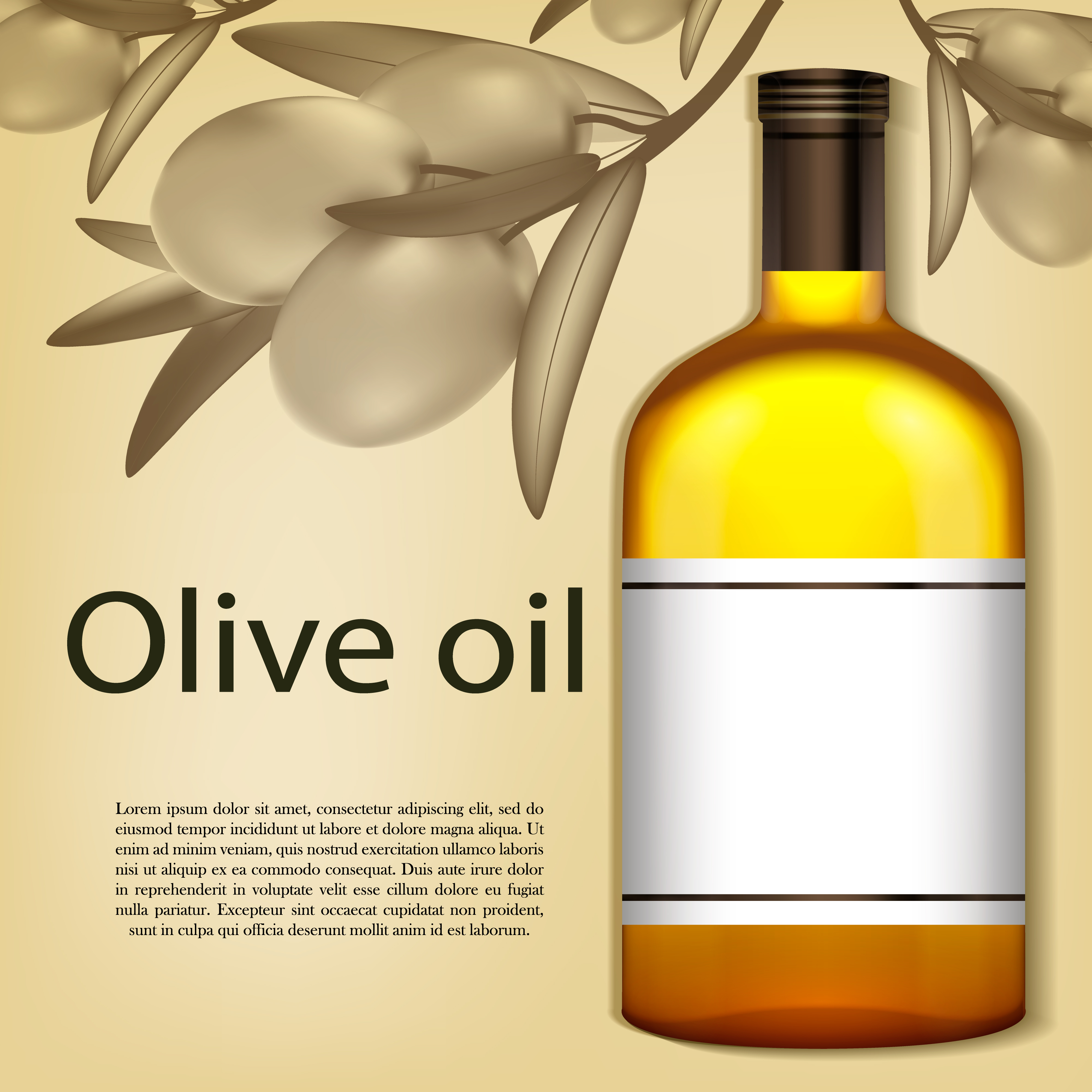 A bottle of olive oil