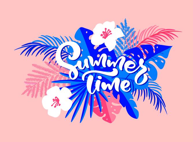 Text Summer  vector