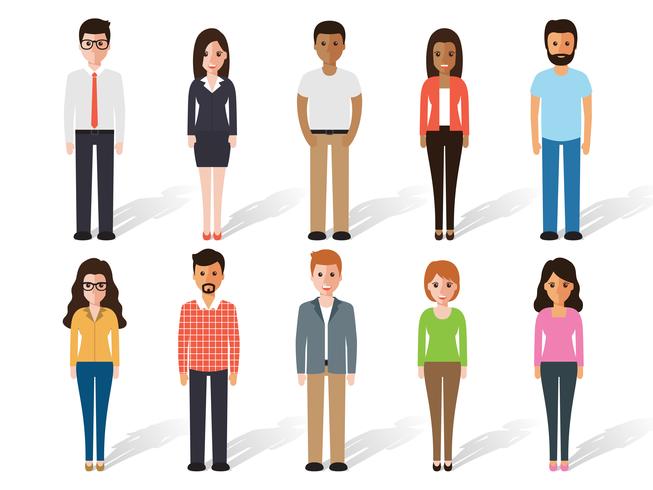 People characters vector