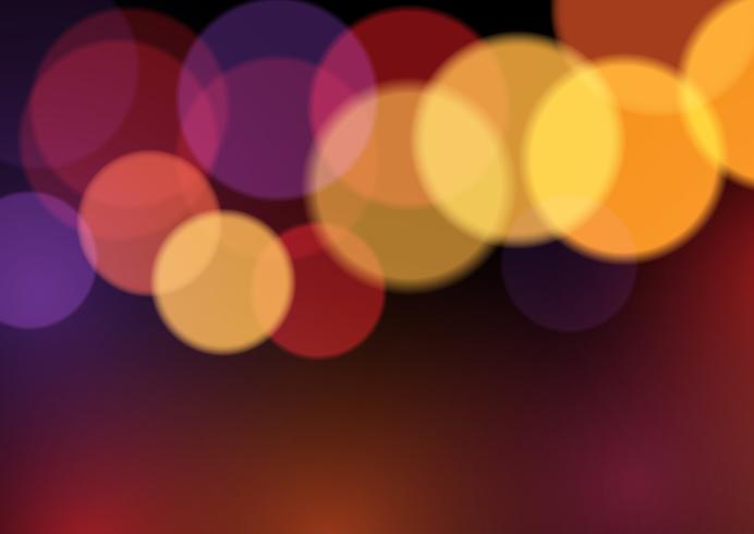 Abstract bokeh lights background vector