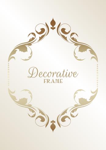 Decorative frame background vector