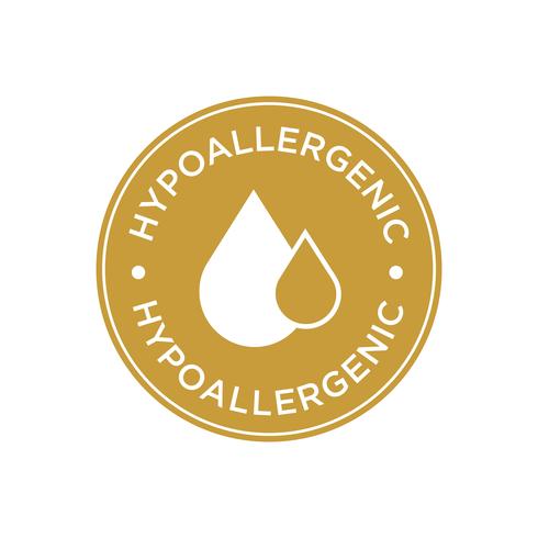 Hypoallergenic  icon vector