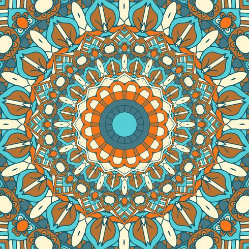 Fondo detallado diseño de mandala vector