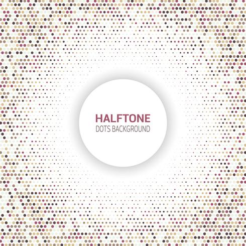 Halftone dots design  vector