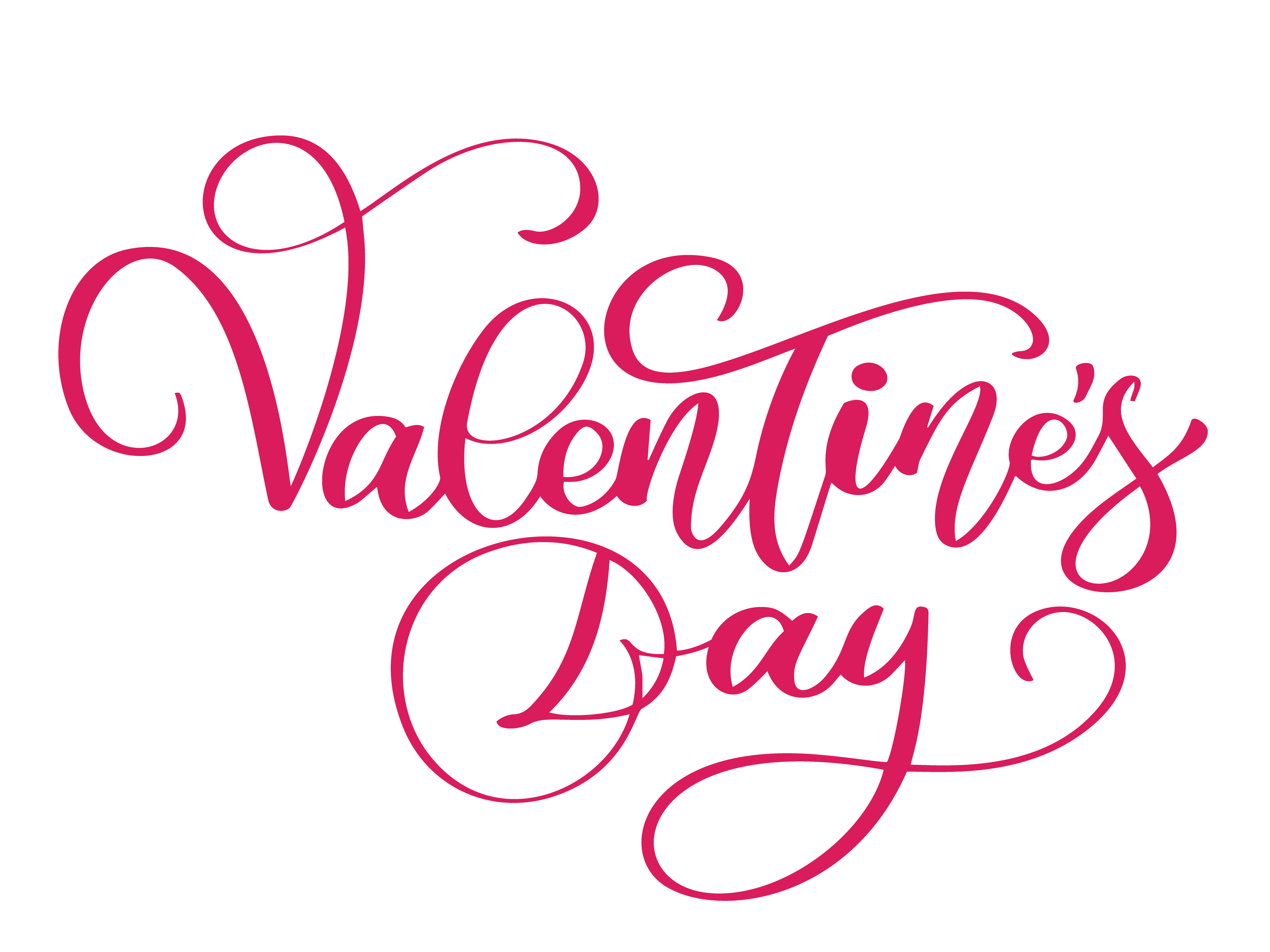 Happy Valentines Day Typography Poster With Handwritten Calligraphy  Happy Valentines Day Typography Poster With Handwritten Calligraphy