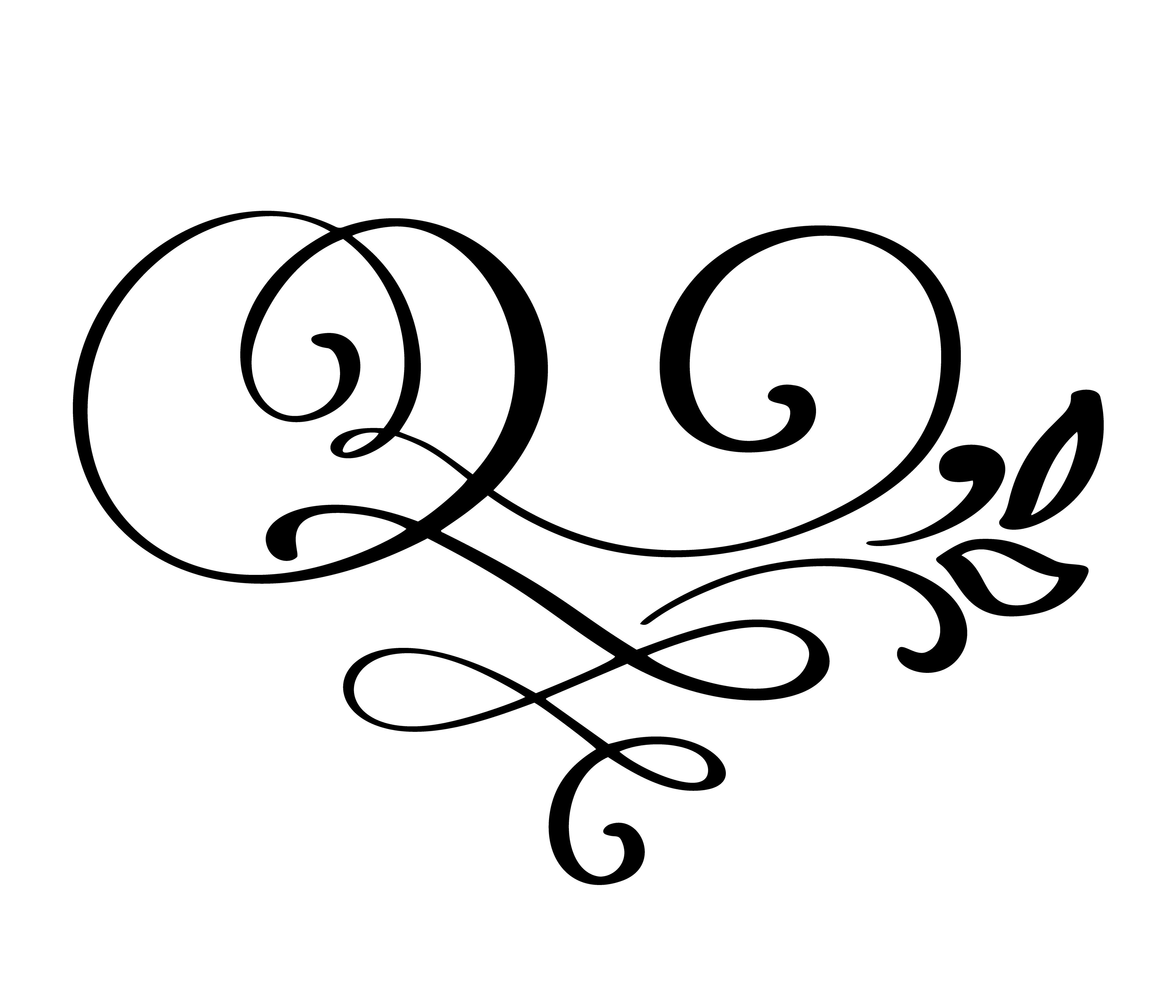 Flourish swirl ornate decoration 371111 - Download Free Vectors