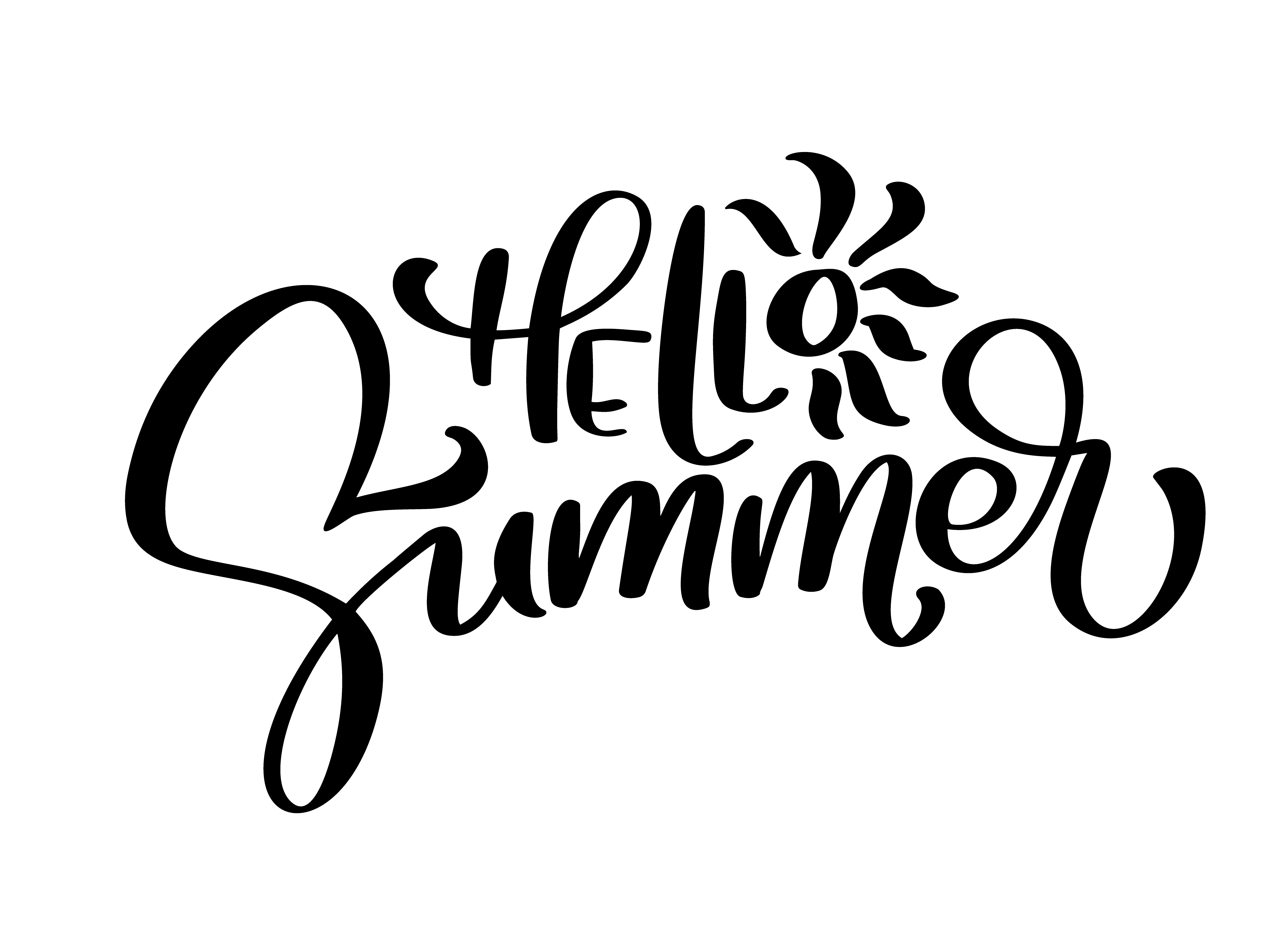 Download Hello Summer vector Handwritten illustration 371133 - Download Free Vectors, Clipart Graphics ...
