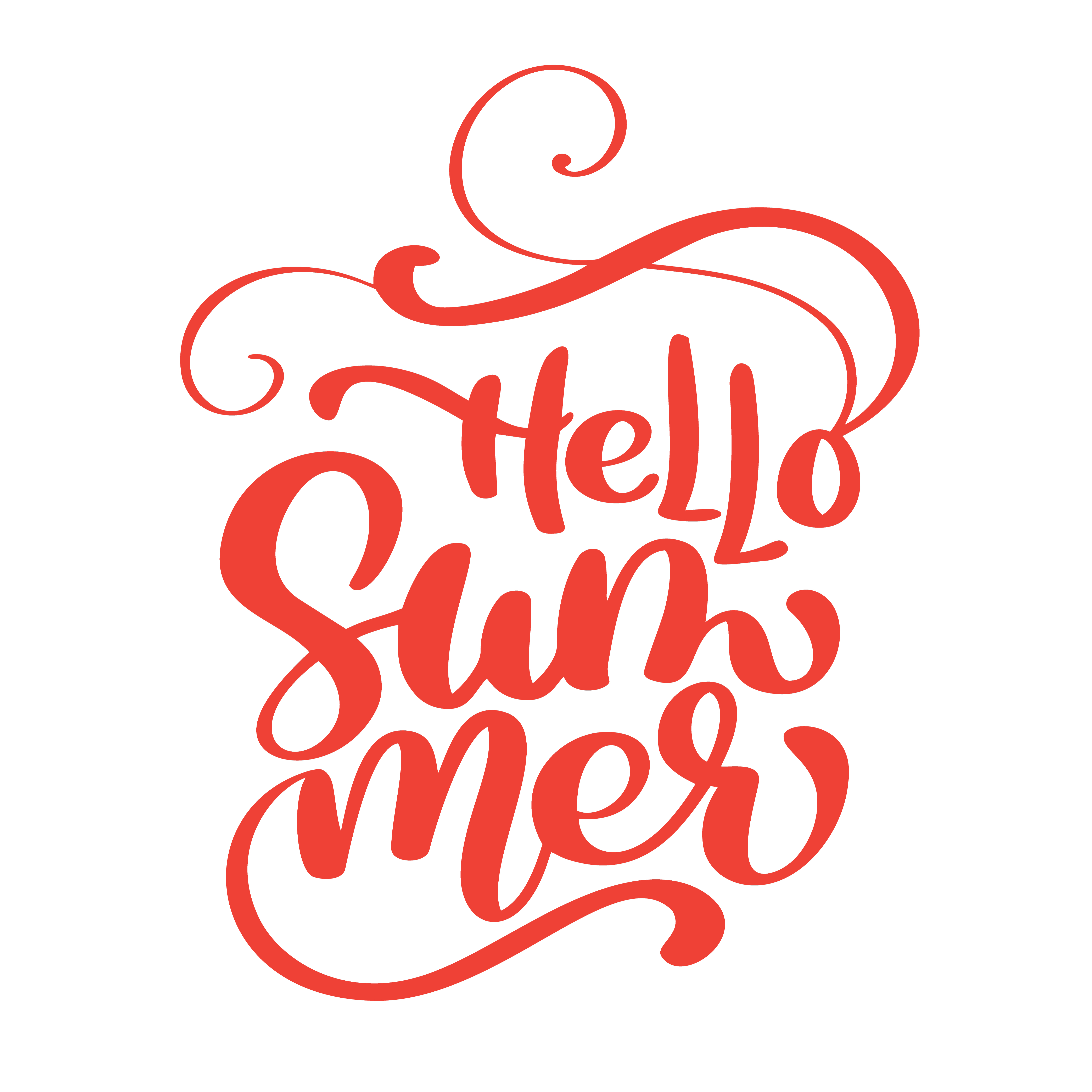 Download Hello Summer vector Handwritten illustration - Download ...