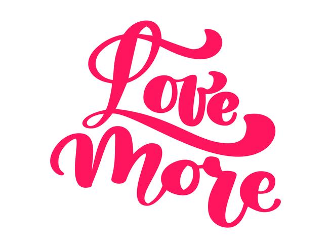 Love more Elegant greeting card design vector