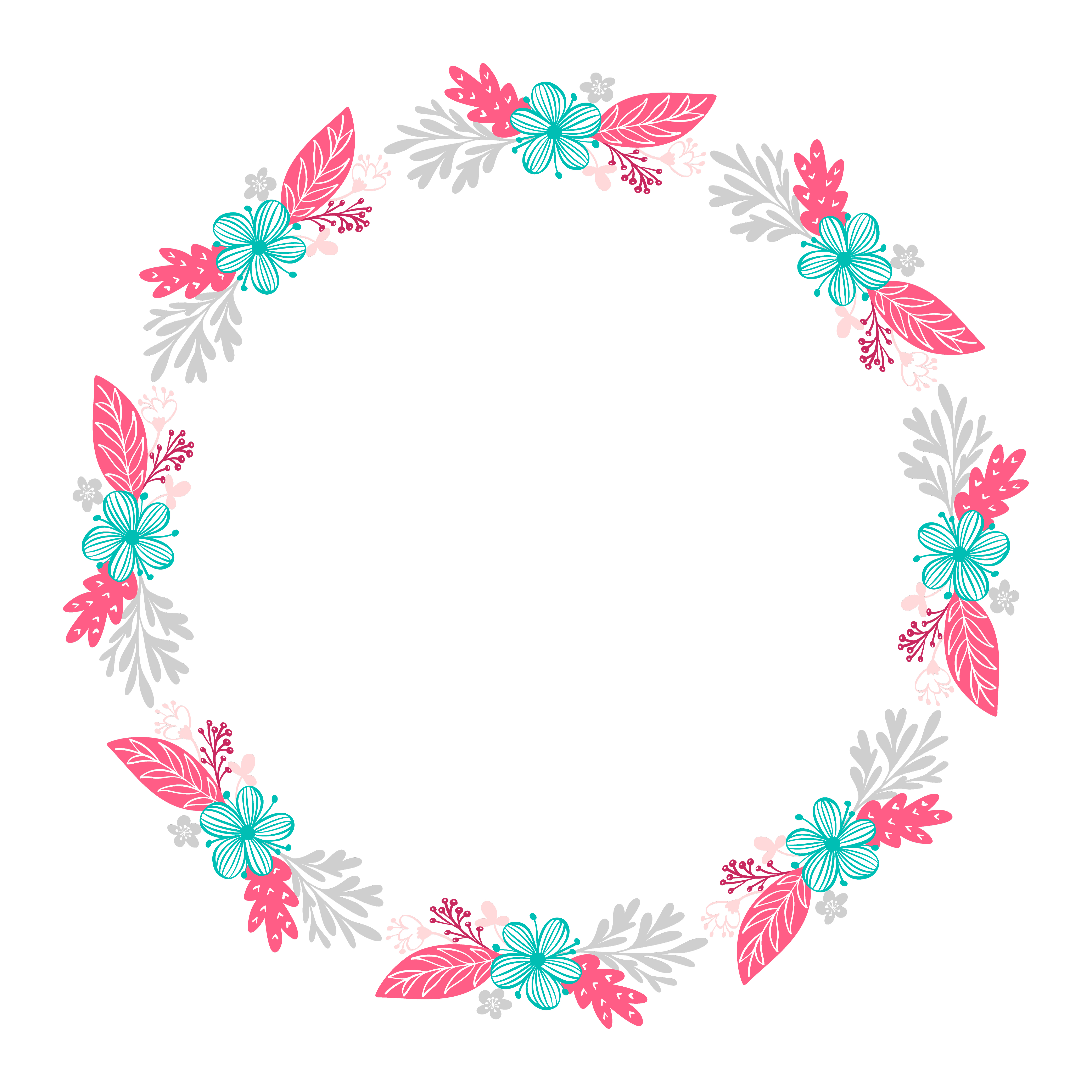 Free Free Flower Wreath Svg 334 SVG PNG EPS DXF File