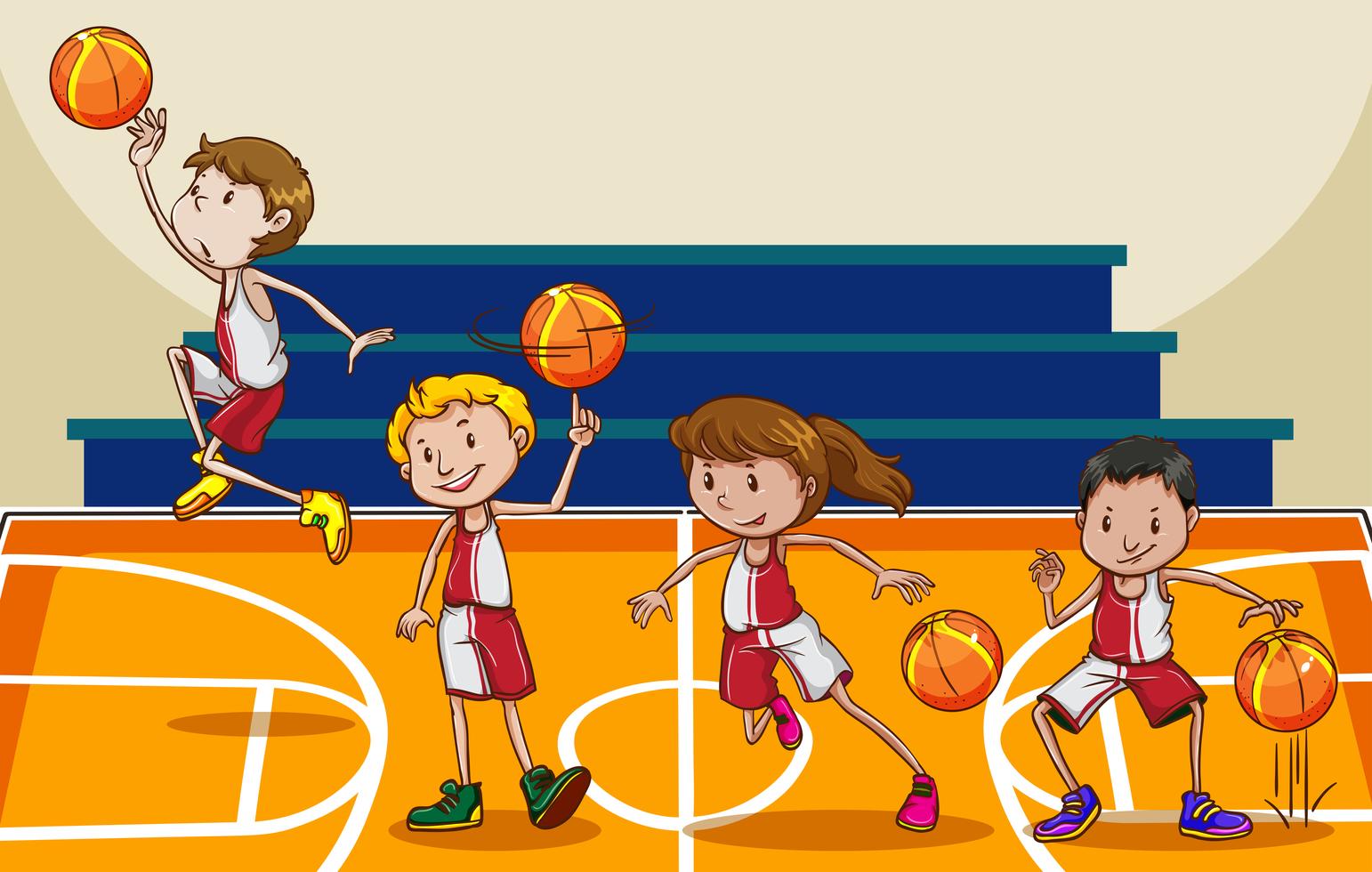 Baloncesto 371486 Vector En Vecteezy