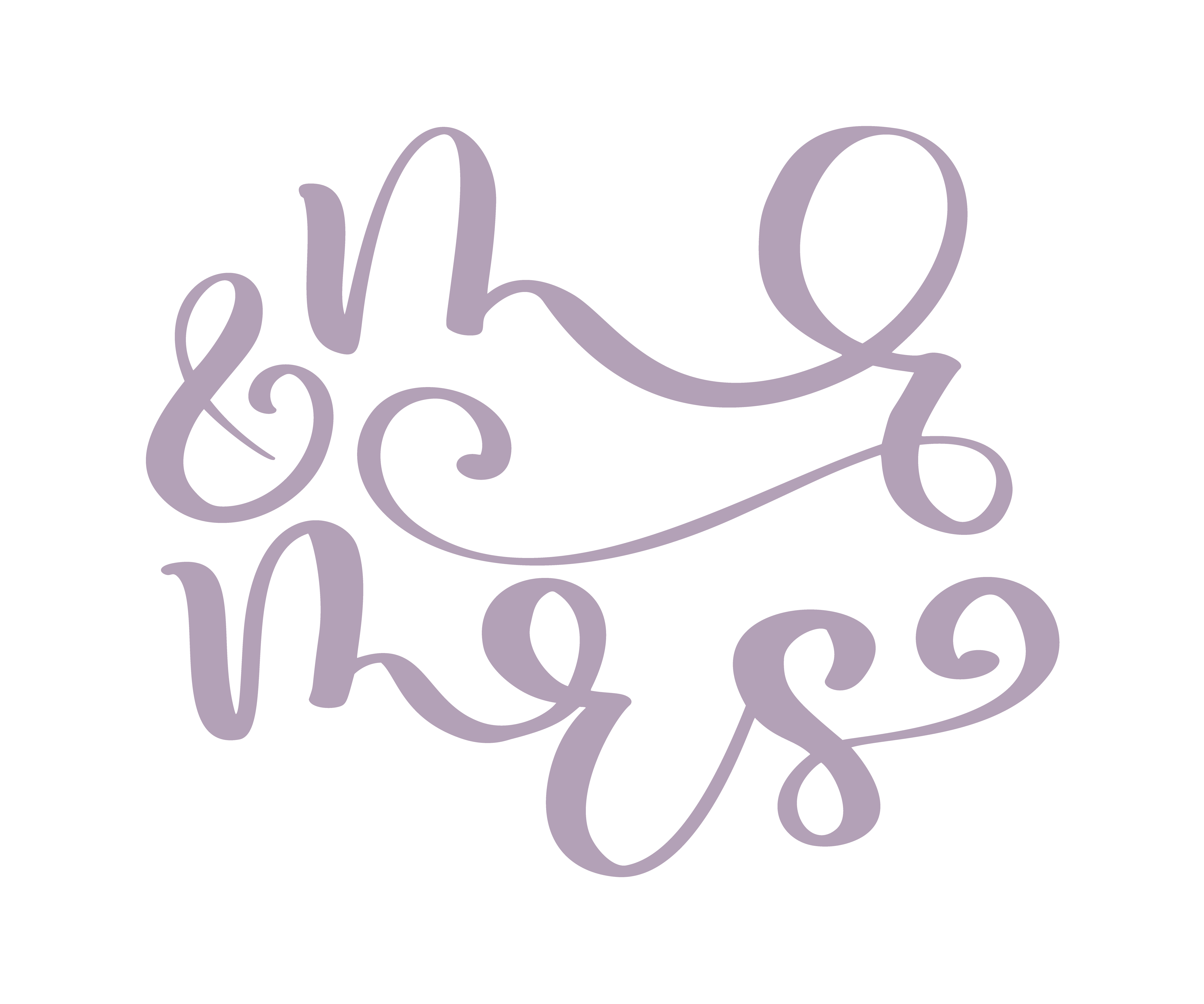 Download wedding words Mr. and Mrs. vector hand-written with pointed pen and ink and then autotraced ...