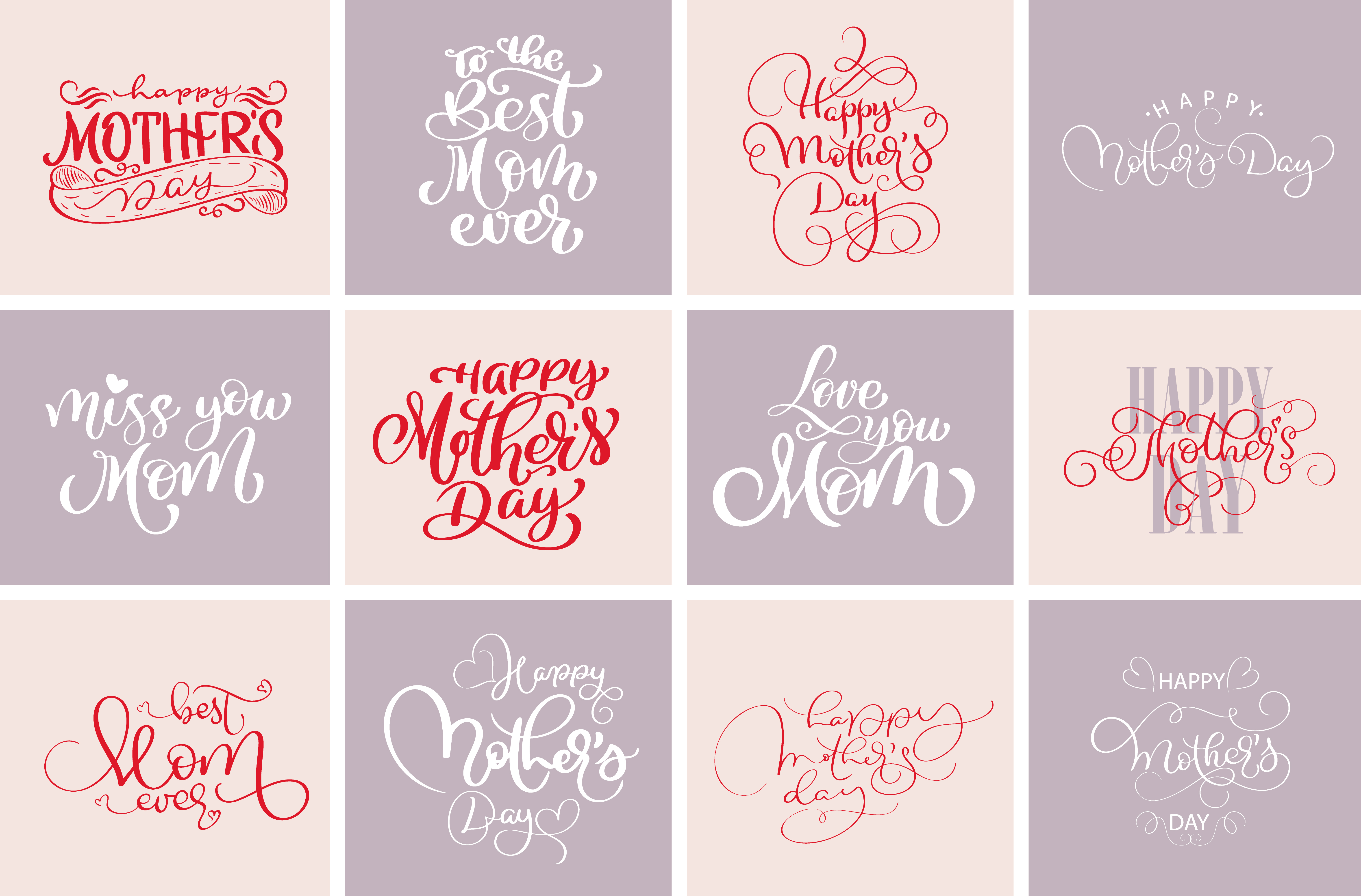 Download happy mothers day quotes 371595 Vector Art at Vecteezy