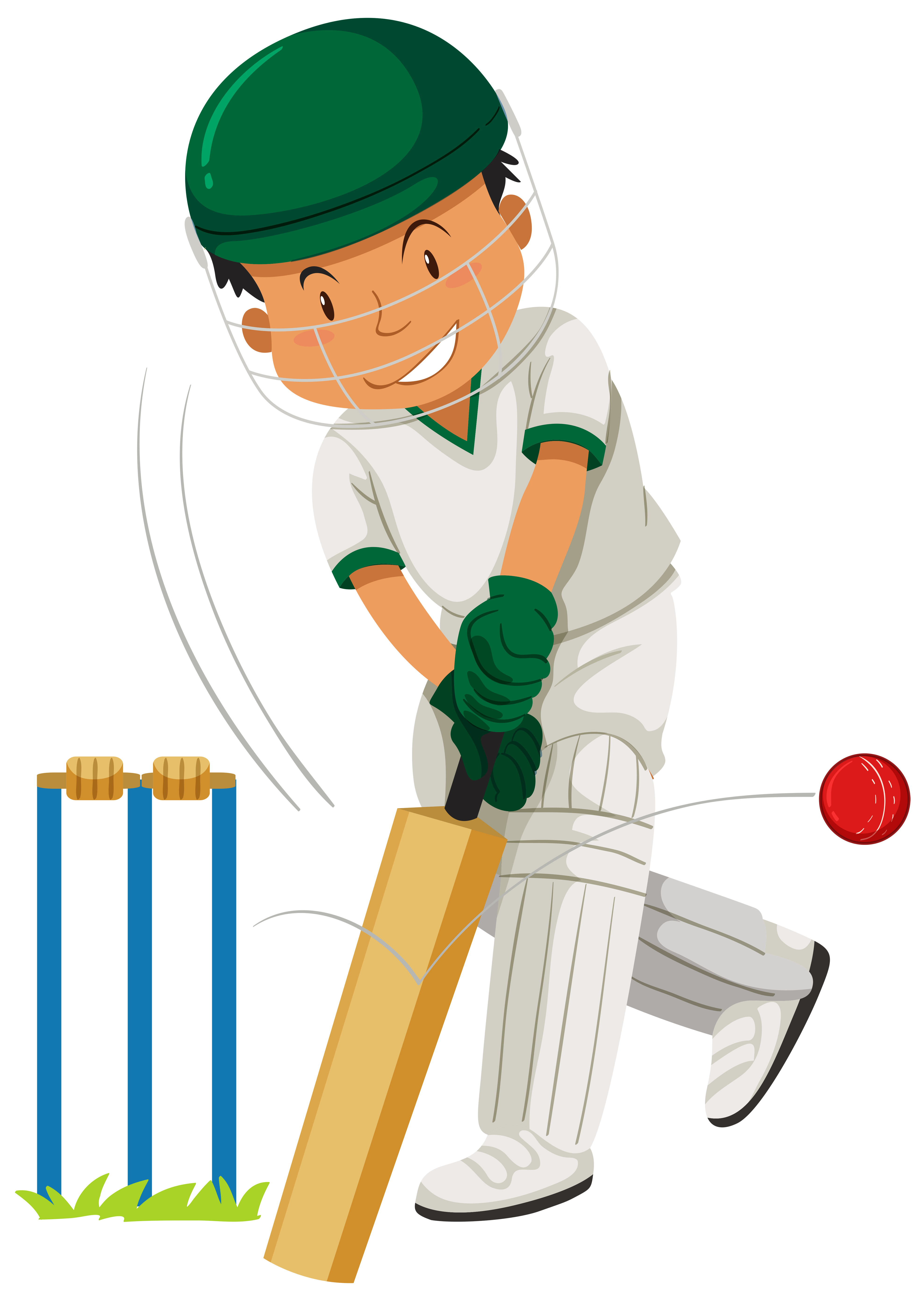 Kids Playing Cricket Vector Art, Icons, and Graphics for Free Download