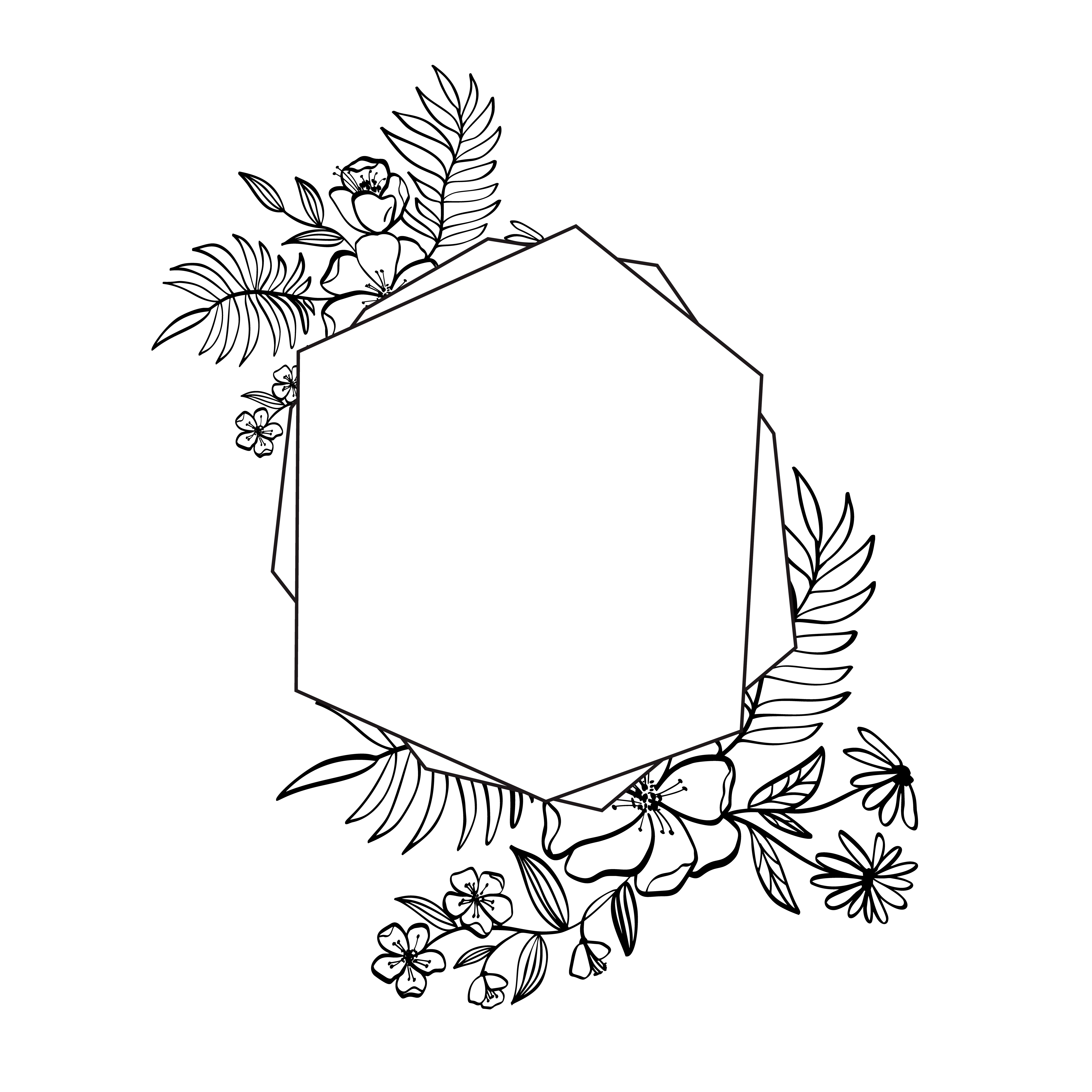Free Free 346 Flower Svg Black And White SVG PNG EPS DXF File
