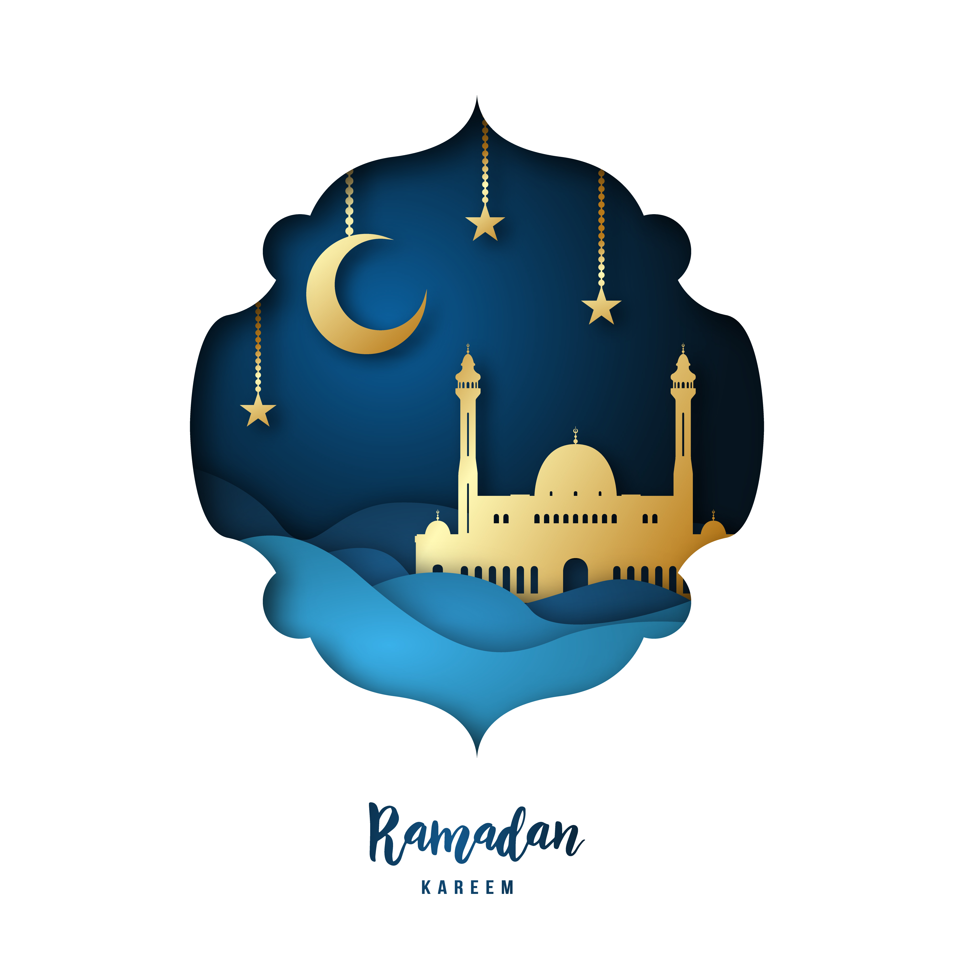 Ramadan Kareem Vector Ramadan Kareem Greeting Vector Poster Vector