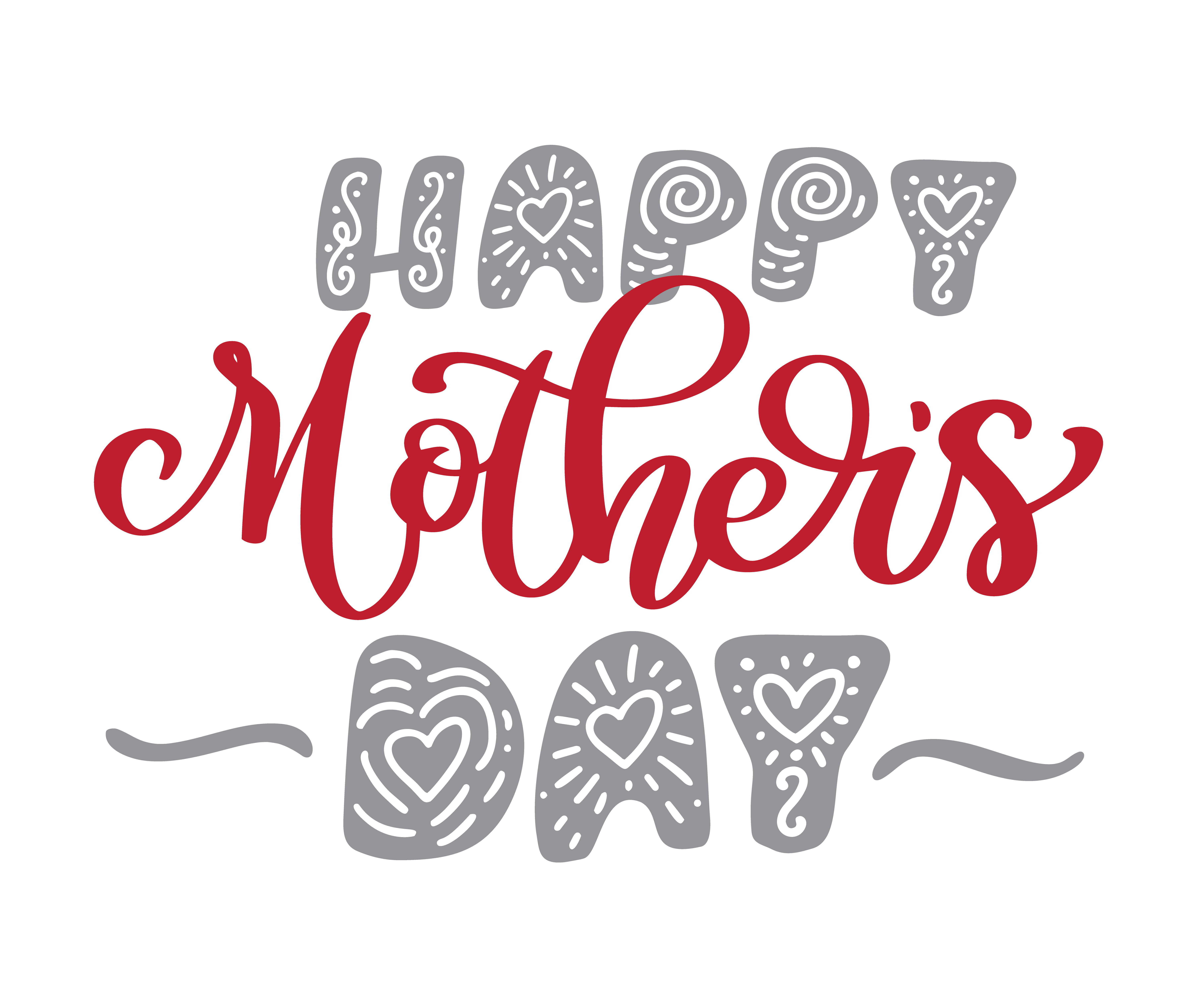Download happy mothers day Hand drawn lettering quotes. Vector t ...