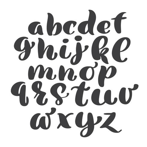 Vector Alphabet. Exclusive Custom Letters