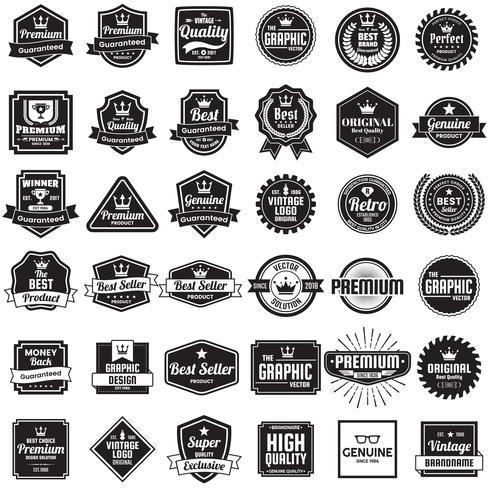 Vintage Retro Vector Logo para banner